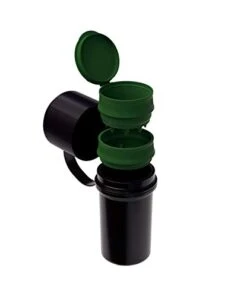 EMPER Keeper 3-IN-1 Grinder + Storage System With Smell Proof Storage With Travel Ready Tether Strap | Lightweight -Peugeot Shop 31JDWiq9DCL