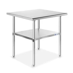 Stainless Steel Work Table 48 X 24 Inches, NSF Commercial Kitchen Prep Table With Under Shelf For Restaurant And Home 24 Stainless Steel Work Table 48 X 24 Inches, NSF Commercial Kitchen Prep Table With Under Shelf For Restaurant And Home -Peugeot Shop 31JLi0WrsUL