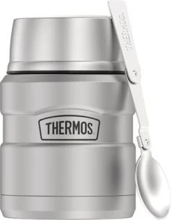 Thermos Stainless King Vacuum-Insulated Food Jar With Spoon, 16 Ounce, Matte Steel -Peugeot Shop 31Jg4zuLrtL. AC