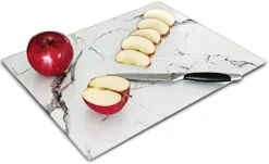 Glass Cutting Board, 16 * 12 Inch Set Of 1 Tempered Glass Cutting Board, Decorative Square Marble Chopping Board For Kitchen, Scratch, Heat, Shatter Resistant Cutting Mat (Mosaic) -Peugeot Shop 31JoR1XxbAL. AC