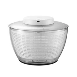 NF Electric Salad Spinner 4.5L Large Capacity Lettuce Spinner Multifunctional Fruit Washer Vegetable Dryer For Home Kitchen,BPA Free, Green