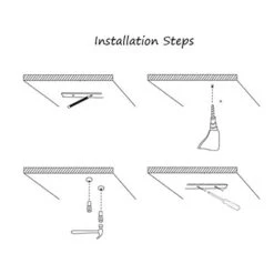 Ceiling Decoration Ceiling Shelf, Restaurant Hanger Shelf Art Wall Cabinet Wall Shelf Flower Stand 80/100/120cm (Size : 100X30X50CM) -Peugeot Shop 31K22FUXz6L