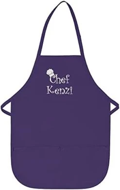 THE APRONPLACE Personalized Chef Any Name Child Apron Regular Add Your Own Name For Kids, Kitchen, Baking -Peugeot Shop 31Kc32y9oL. AC