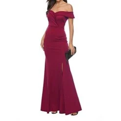 Clearance!Women's Sexy Party Dress - Ladies Casual Shoulder Screen Slim Fit Perspective Wedding Dress -Peugeot Shop 31KjX3OvePL