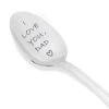 I Love You Dad - Engraved Spoon For Dad | Birthday For Father From Daughter Son | Gift For Fathers Day | Thanksgiving Gift For Daddy Grandma | Long Distance Gift For Dad - 7 Inch
