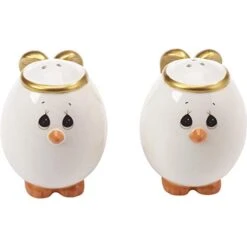 Chick And Egg Salt And Pepper Ceramic Set Of 2,