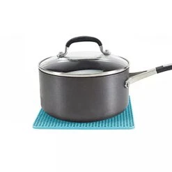 Silicone Tripod, Silicone Coaster, Multipurpose Heat Pad Non-Slip (Set Of 3),Square Multicolor