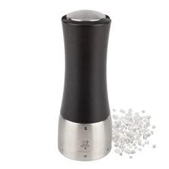 Peugeot Eugeot - Madras U'Select Manual Salt Mill - Adjustable Grinder - Stainless Steel & Beechwood, Chocolate
