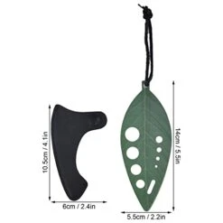 Herb Scissors,Effortlessly Prepare Greens With Herb Stripper Multifunctional Stainless Steel Vegetable Leaf Remover – 9 Holes, Protective Holder -Peugeot Shop 31MQt3pBrrL