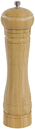 Pepper Grinder Salt Pepper Mill - Wooden Refillable Pepper Mill Grinder Durable Salt And Pepper Grinder With Adjustable Coarseness Easy To Use For Cooking Serving And BBQ 8inch 8 Pepper Grinder Salt Pepper Mill - Wooden Refillable Pepper Mill Grinder Durable Salt And Pepper Grinder With Adjustable Coarseness Easy To Use For Cooking Serving And BBQ 8inch - Image 8