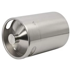 5L 170 Oz Beer Keg Growler,Stainless Steel Big Beer Bottle Craft Beer Barrel For Camping Hiking Homebrewing -Peugeot Shop 31MnvLJ19tL