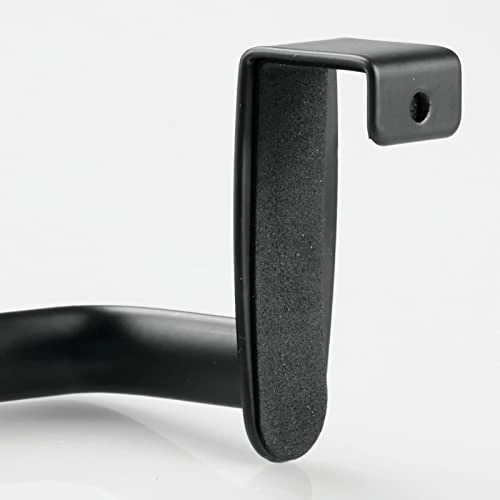 Steel Metal Wire Over Cabinet Towel Rack Storage Organizer - Hang On Cabinet Or Door - Towel Bar Holder For Kitchen - Holds Hand Towels, Washcloths - Spira Collection - Matte Black 5 Steel Metal Wire Over Cabinet Towel Rack Storage Organizer - Hang On Cabinet Or Door - Towel Bar Holder For Kitchen - Holds Hand Towels, Washcloths - Spira Collection - Matte Black - Image 5