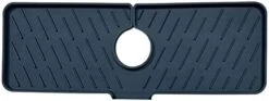 Silicone Sink Faucet Mat For Kitchen Sink Splash Guard, Kitchen Guard Silicone Faucet Handle Drip Catcher Tray Bathroom Faucet Water Catcher Mat Sink Draining Pad Behind Faucet Drip Protector -Peugeot Shop 31NmXyllagL. AC