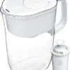 Brita Large 10 Cup Water Filter Pitcher With 1 Standard Filter, Made Without BPA, Tahoe, White