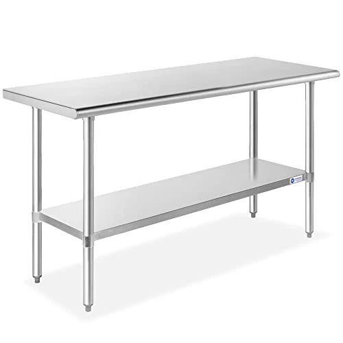Stainless Steel Work Table 48 X 24 Inches, NSF Commercial Kitchen Prep Table With Under Shelf For Restaurant And Home 14 Stainless Steel Work Table 48 X 24 Inches, NSF Commercial Kitchen Prep Table With Under Shelf For Restaurant And Home - Image 14