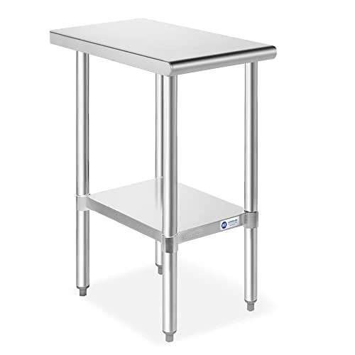 Stainless Steel Work Table 48 X 24 Inches, NSF Commercial Kitchen Prep Table With Under Shelf For Restaurant And Home 6 Stainless Steel Work Table 48 X 24 Inches, NSF Commercial Kitchen Prep Table With Under Shelf For Restaurant And Home - Image 6