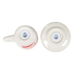 Hot Coffee And Donut Ceramic Salt And Pepper Shakers, 2 X 2 Inches, Multicolor -Peugeot Shop 31OMz89bJAL