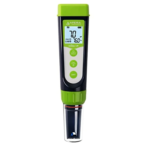 Apera GroStar Series GS1 PH Pen Tester Kit (Gen II) With Replaceable Double-Junction PH Probe For Hydroponics Water Quality Testing 6 Apera GroStar Series GS1 PH Pen Tester Kit (Gen II) With Replaceable Double-Junction PH Probe For Hydroponics Water Quality Testing - Image 6