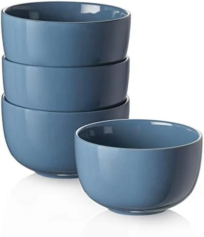 5.8" Deep Soup Bowls & Cereal Bowls - 30 Ounces Large Bowls Set Of 4 For Kitchen - White Ceramic Bowls For Cereal, Soup, Oatmeal, Salad, Ramen, Noodle, Rice - Dishwasher & Oven Safe 5 5.8" Deep Soup Bowls & Cereal Bowls - 30 Ounces Large Bowls Set Of 4 For Kitchen - White Ceramic Bowls For Cereal, Soup, Oatmeal, Salad, Ramen, Noodle, Rice - Dishwasher & Oven Safe - Image 5