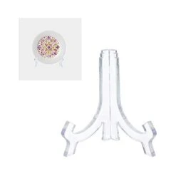 Metaltex Plate Holders 3, 94", Transparent