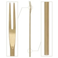 Pickle Fork, 304 Stainless Steel Appetizer Forks, 8.58" Fruit Fork, Long Handle Salad Forks, Portable Cocktail Forks, Dessert Fork, Olive Fork, Pickle Grabber -Peugeot Shop 31P61oHmwaL