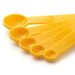 Mini Measuring Spoons - Set Of 5 Plastic For Dry And Liquid Ingredients - 1/64, 1/32, 1/16, 1/8 And 1/4 Teaspoon -Peugeot Shop 31P8uatHz4L