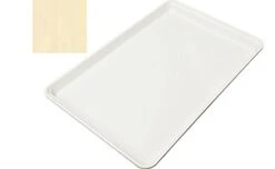 Olded Fiberglass Tray 332008 Bakery Tray 18"Wx26"D, Cream Color