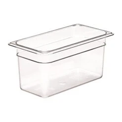 Clear Food Pan, Third Size (6-15/16" X 12-3/4") - 6"