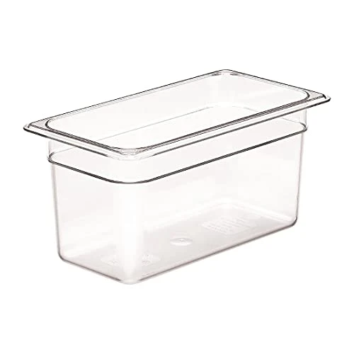 Clear Food Pan, Third Size (6-15/16" X 12-3/4") - 6" 1 Clear Food Pan, Third Size (6-15/16" X 12-3/4") - 6"