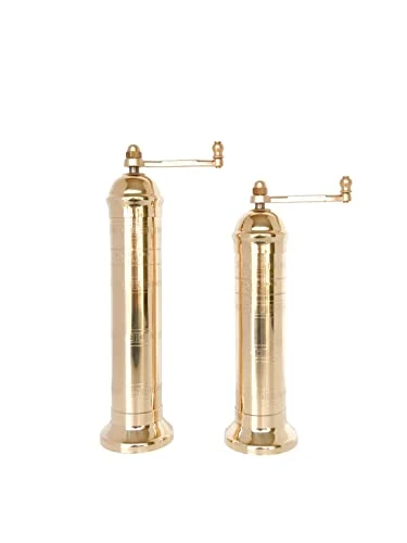 The Original European Pepper Mill 8'' Brass Pepper Mill 2 The Original European Pepper Mill 8'' Brass Pepper Mill - Image 2