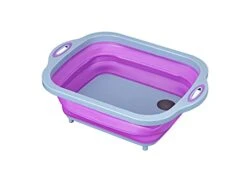 Chef 10 PCS Collapsible Kitchen Silicone Over The Sink Strainer, Colander, Mixing Bowl, Cutting Board, Measuring Cups Set 12 Chef 10 PCS Collapsible Kitchen Silicone Over The Sink Strainer, Colander, Mixing Bowl, Cutting Board, Measuring Cups Set -Peugeot Shop 31PQTXMkvoL