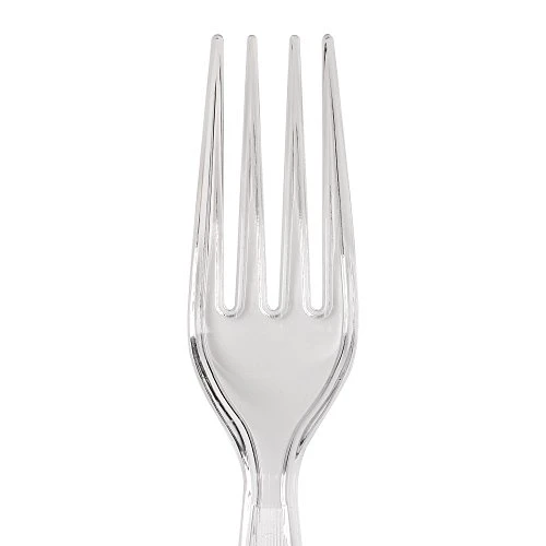 Dixie 7.13" Heavy-Weight Polystyrene Plastic Fork By GP PRO (Georgia-Pacific), Clear, FH017 , Case Of 1,000 3 Dixie 7.13" Heavy-Weight Polystyrene Plastic Fork By GP PRO (Georgia-Pacific), Clear, FH017 , Case Of 1,000 - Image 3