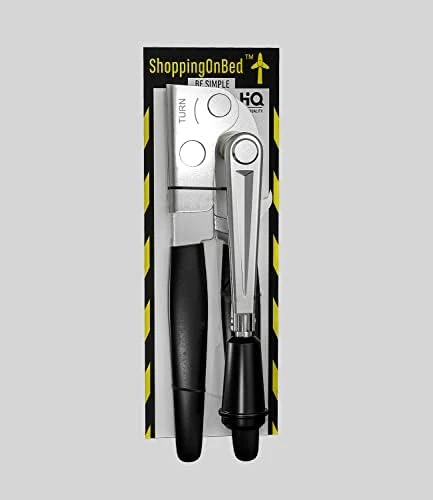 Commercial Can Opener Manual Heavy Duty - Easy To Use With Comfortable Easy Crank Handle - Swing Grip Design, Hand Can Opener, Includes Built In Bottle Opener 4 Commercial Can Opener Manual Heavy Duty - Easy To Use With Comfortable Easy Crank Handle - Swing Grip Design, Hand Can Opener, Includes Built In Bottle Opener - Image 4