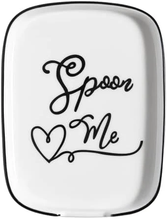 Spoon Rest For Stove Top, Stove Spoon Holder Ceramic For Countertop, Funny Spoon Me White Spoon Rest For Kitchen Counter, 1pcs 6 Spoon Rest For Stove Top, Stove Spoon Holder Ceramic For Countertop, Funny Spoon Me White Spoon Rest For Kitchen Counter, 1pcs - Image 6