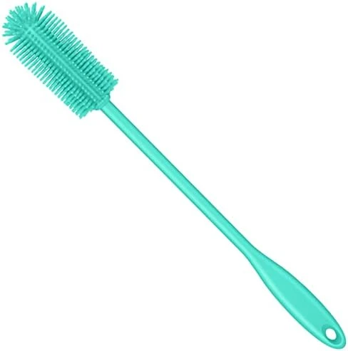 Silicone Bottle Brush, Water Bottle Cleaner Brush With Long Handle, Perfect For Cleaning Narrow Neck Containers, Vacuum Sports Bottle, Tumblers, Flask, Glassware (1 Pack, Orange) 8 Silicone Bottle Brush, Water Bottle Cleaner Brush With Long Handle, Perfect For Cleaning Narrow Neck Containers, Vacuum Sports Bottle, Tumblers, Flask, Glassware (1 Pack, Orange) - Image 8