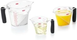 OXO Good Grips 3-Piece Angled Measuring Cup Set, Black -Peugeot Shop 31QgUBGUSTL. AC
