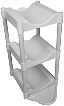 Bottle Buddy Water Racks - 3 And 5 Gallon Bottles - 4-Tray Jug Storage System - Free-Standing Organizer For Home, Office, Kitchen, Warehouse - Grey -Peugeot Shop 31QifXR rvL. AC