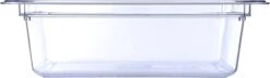 10221B07 StorPlus Half Size Food Pan, Polycarbonate, 4" Deep, Clear