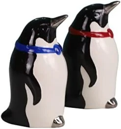 Penguin Salt And Pepper Shakers Set-Cute Ceramic Decorative Jar Décor Proof Beehive Home And Kitchen Ceramic Shaker Utensils| No Spill | No Clog| Refillable Design| 2-Piece Set -Peugeot Shop 31R2 0IA86L. AC