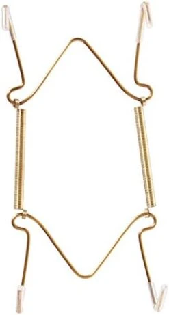 Plate Hanger Brass, FITS 7"-10" PLATES -Peugeot Shop 31R2j5rkVbL. AC