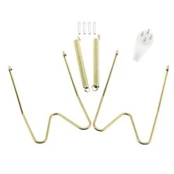 Plate Hanger 6PCS 8 Inch Wall Plate Hangers And 6PCS Wall Hooks For 7.5 To 8.5 Inch Decorative Plates, Antique China, Antique Plates And Arts, Golden -Peugeot Shop 31RCQGbeCjL