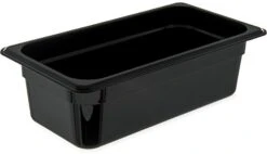 Carlisle FoodService Products 3086003 StorPlus High Heat Food Pan, 2.5" Deep, Third Size, Black, 1/3 Size (Pack Of 6) 20 Carlisle FoodService Products 3086003 StorPlus High Heat Food Pan, 2.5" Deep, Third Size, Black, 1/3 Size (Pack Of 6) -Peugeot Shop 31RNt7InI5L