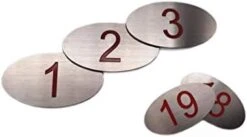 304 Stainless Steel Engraved Oval Table Black Numbers (1-20) Pubs Restaurants Clubs - 1 To 20 26 304 Stainless Steel Engraved Oval Table Black Numbers (1-20) Pubs Restaurants Clubs - 1 To 20 -Peugeot Shop 31RcK3hqHNL. AC 3