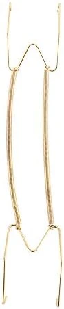 Dish Display Plate Hangers,W Type Dish Spring Holder,Golden Invisible Plate Spring Hook Holder Hanging Wire For The Wall Home Decoration(6 Inch) 11 Dish Display Plate Hangers,W Type Dish Spring Holder,Golden Invisible Plate Spring Hook Holder Hanging Wire For The Wall Home Decoration(6 Inch) - Image 11