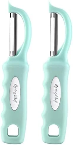 Spring Chef Premium Swivel Vegetable Peeler, Black -Peugeot Shop 31SGLqVbCKL. AC