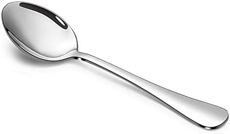 Stainless Steel Teaspoon Set,12 Piece 6.7" Spoons Silverware,Dessert Spoons,Mirror Finish & Dishwasher Safe 8 Stainless Steel Teaspoon Set,12 Piece 6.7" Spoons Silverware,Dessert Spoons,Mirror Finish & Dishwasher Safe - Image 8