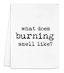 Funny Dish Towel, Fold In The Cheese Flour Sack Kitchen Towel, Sweet Housewarming Gift, Farmhouse Kitchen Decor, White Or Gray (White) -Peugeot Shop 31SofUYW1rL