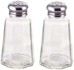 © Retro Style Salt And Pepper Shakers With Stainless Tops Set Of 2 -Peugeot Shop 31SxbpWjfL. AC