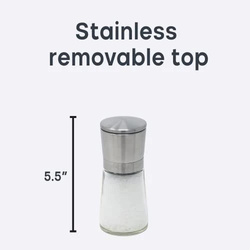 Lde Thompson Since 5.5" Bavaria Adjustable Salt Mill 4 Lde Thompson Since 5.5" Bavaria Adjustable Salt Mill - Image 4