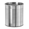 Jumbo Stainless Steel Rotating Utensil Holder With Removable Divider - Stylish Kitchen Cooking Utensil Organizer. Height 7.5".